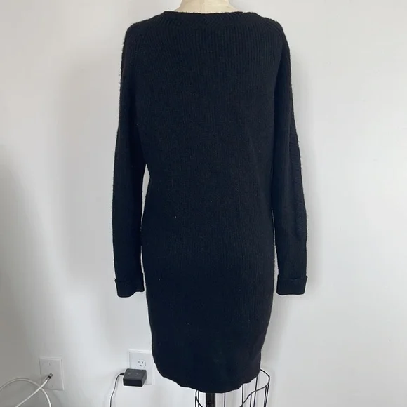 Balenciaga long sleeve sweater knit dress